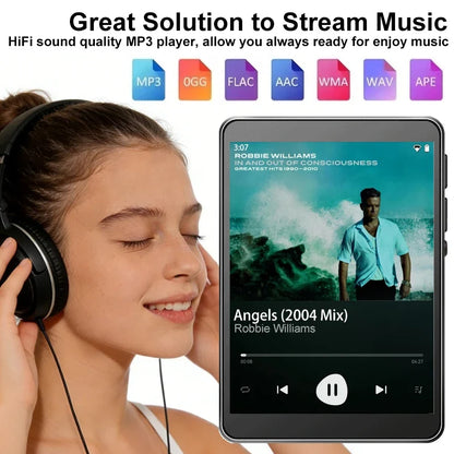 Famue PA03 Android MP3/MP4 Player - 48GB HiFi Lossless Audio with 2.8-Inch Screen, WiFi & Bluetooth
