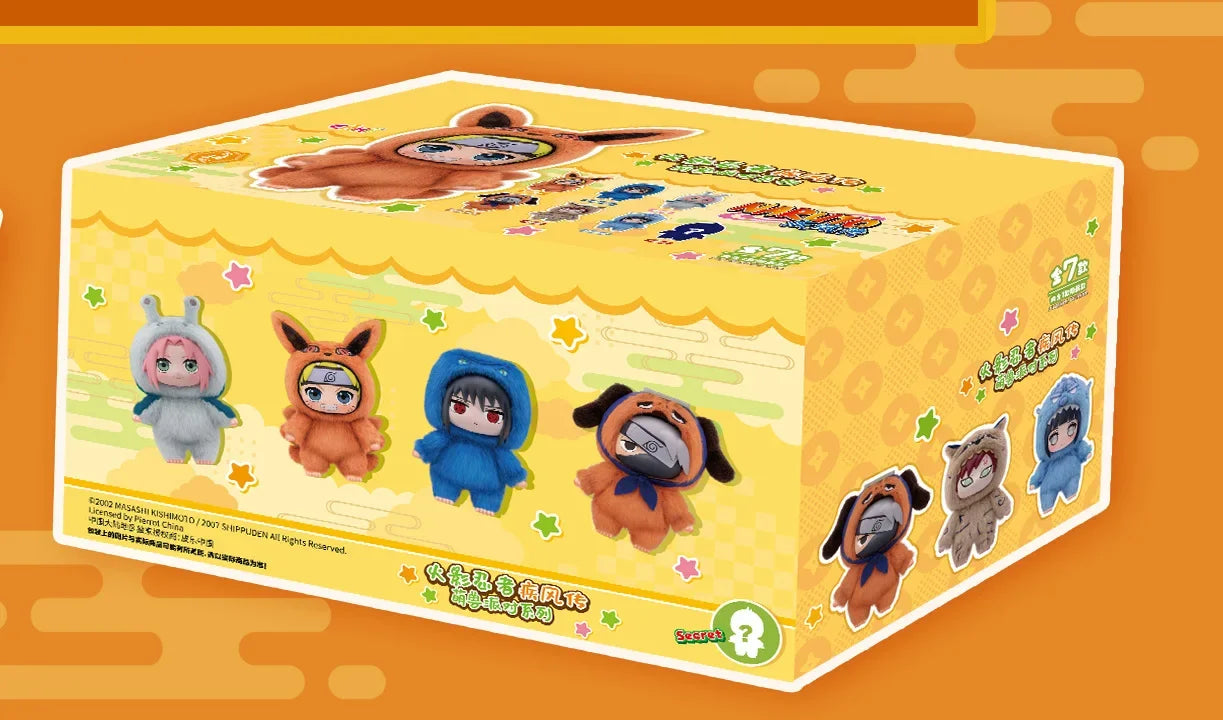 EAKI Naruto Shippuden Blind Box Plush — Handmade Party Series Ornament Toy Collection Gift