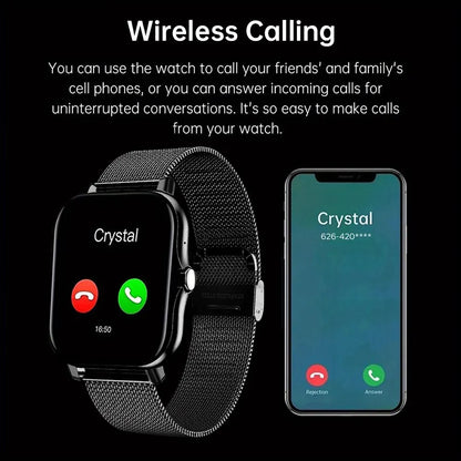 2023 Smart Watch Android Phone | 1.44'' Color Screen | Bluetooth Call | Blood Oxygen/Pressure Monitoring | for Women, Men