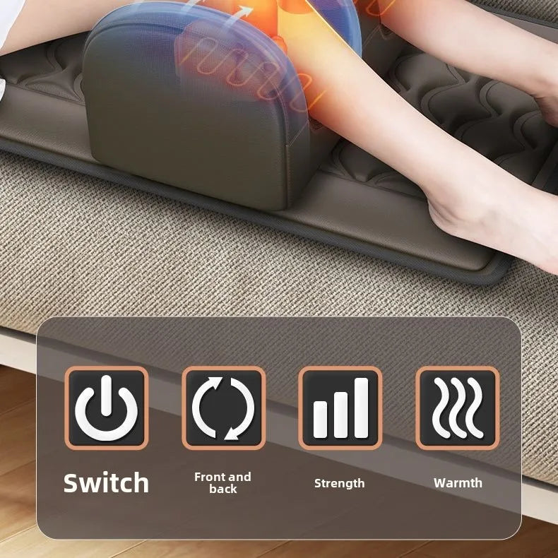 Multifunctional Electric Lumbar Traction Massage Mattress Cushion – Full Body Vibrations for Shoulder, Neck, Waist, and Back with Removable Cover