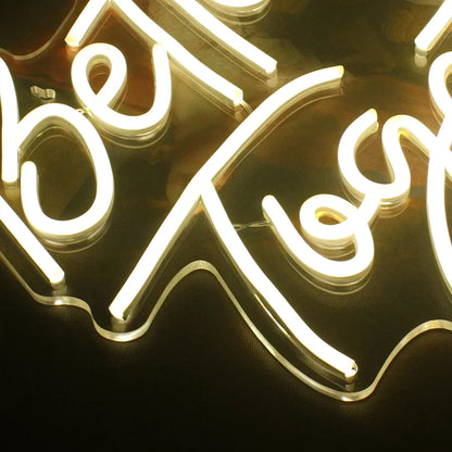 Better Together Neon LED Sign – Home, Wedding & Bar Wall Decor for Bedroom, Party & Gift