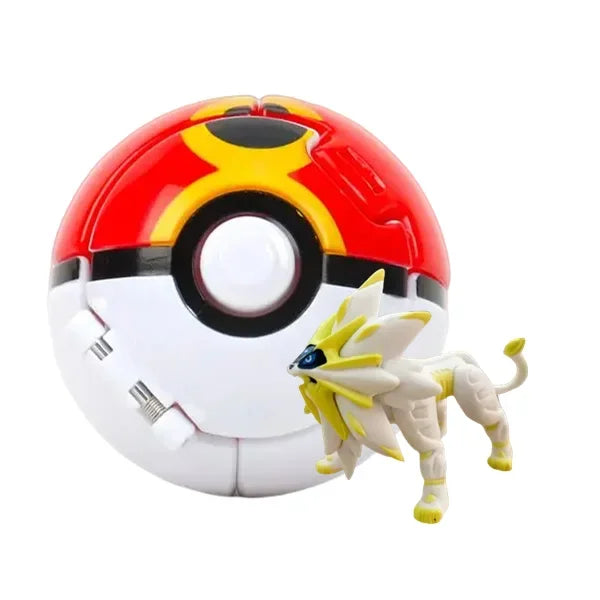 Pokemon Pokeball Figurine — Anime Action Figures including Pikachu & Charizard, Kids Collectible Toy Gift
