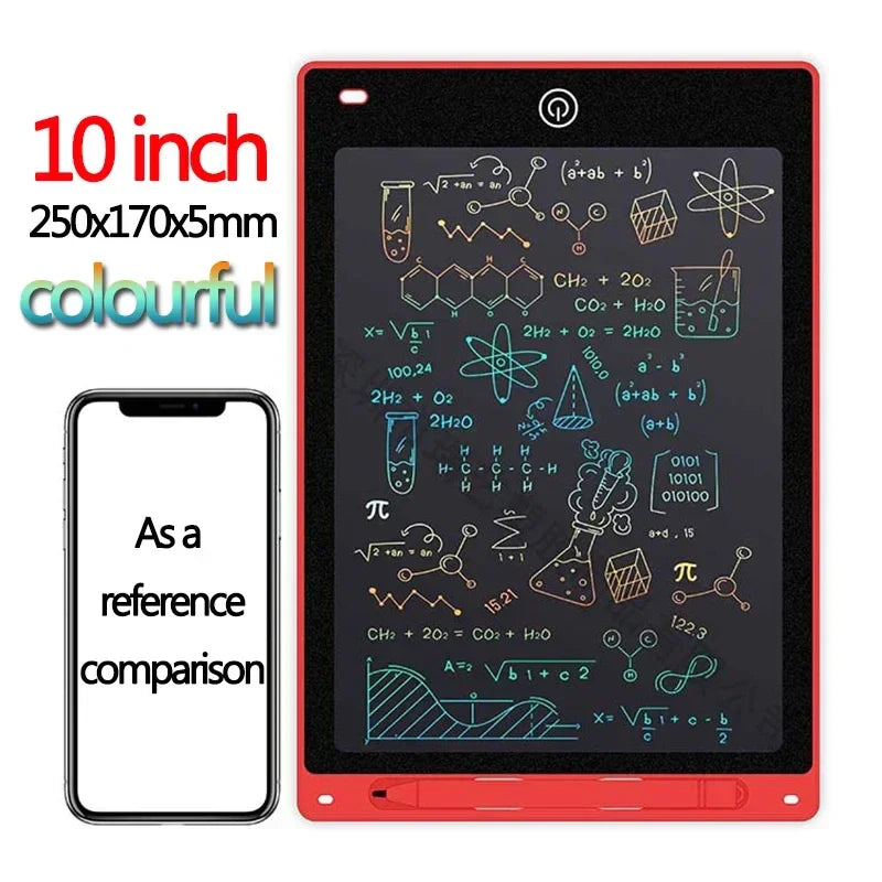 10/12 Inch LCD Writing Tablet - Drawing Board for Kids, Graffiti Sketchpad and Handwriting Blackboard, Magic Toy Gift