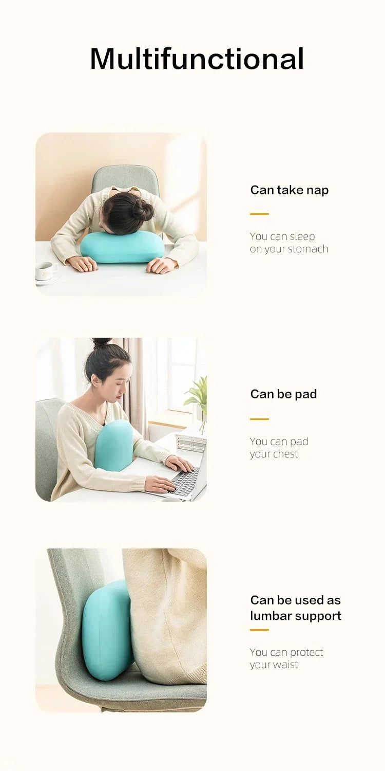 Multifunction Memory Foam Neck Pillow – Slow Rebound Soft Travel Pillow for Sleeping, Cervical Support & Massage