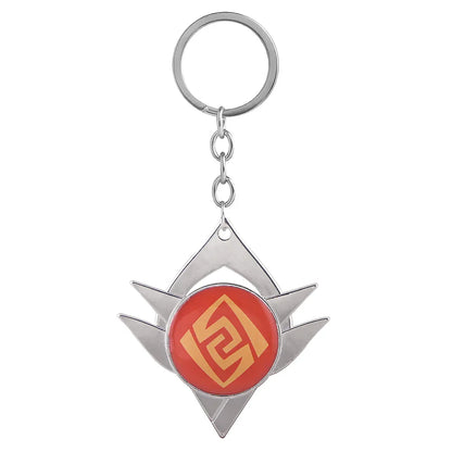 Genshin Impact Venti Eye Keychain 1:1 – Luminous Anime Cosplay Key Ring Backpack Pendant Gaming Accessories Gift