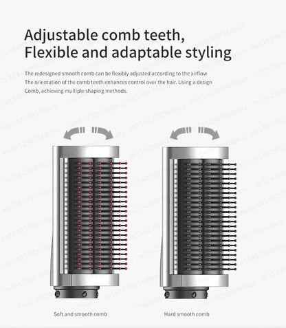 Hair Styler Nozzle for Dyson Airwrap HS01/HS05 & Sencicimen X9 – Multi Hair Curler & Smoothing Brush Attachment
