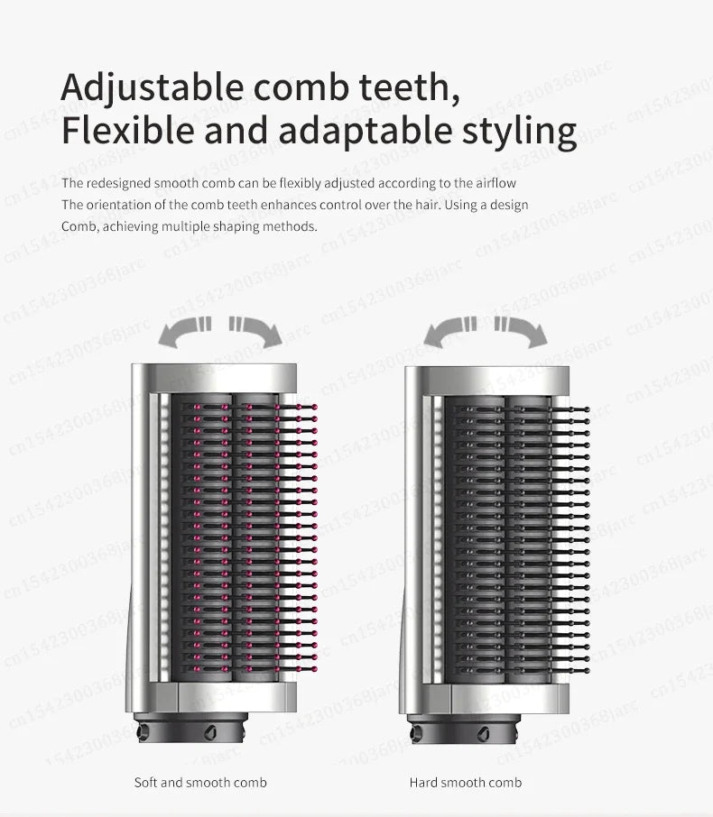 Hair Styler Nozzle for Dyson Airwrap HS01/HS05 – Multi Hair Curler & Smoothing Brush Accessory