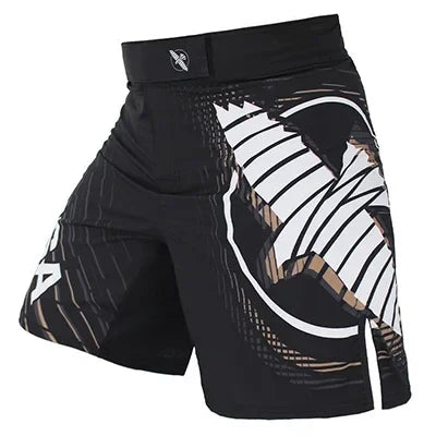 MMA Black Dragon Eagle Fight Shorts – Breathable Kickboxing Muay Thai Training Shorts, Lightweight Boxing Sports MMA Gear