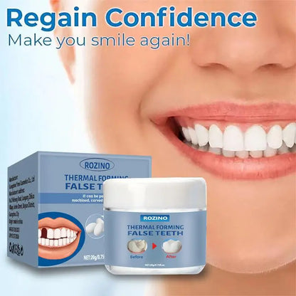 Moldable False Teeth Repair Kit – Tooth Granules & Beads for Temporary Filling, Broken Tooth Fix, Thermal Fit Q6N2