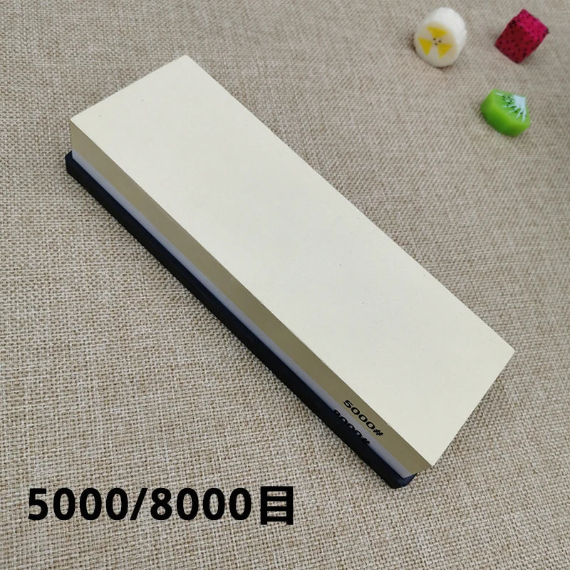 Professional Double-Sided Whetstone Knife Sharpener – Kitchen Sharpening Stone 240/600/1000/3000 Grit