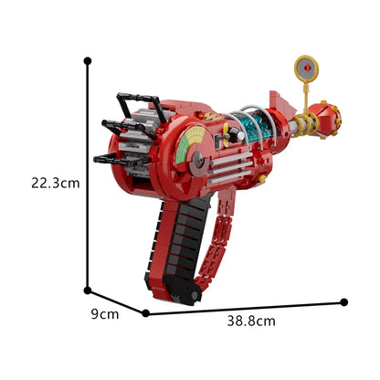 Call of Duty Ray Gun Building Blocks - MOC Red DIY Game Model Brick Kit & Collectible Gift