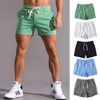 Men's Summer Cotton Shorts – Breathable Casual Beach & Sports Fitness Bermudas