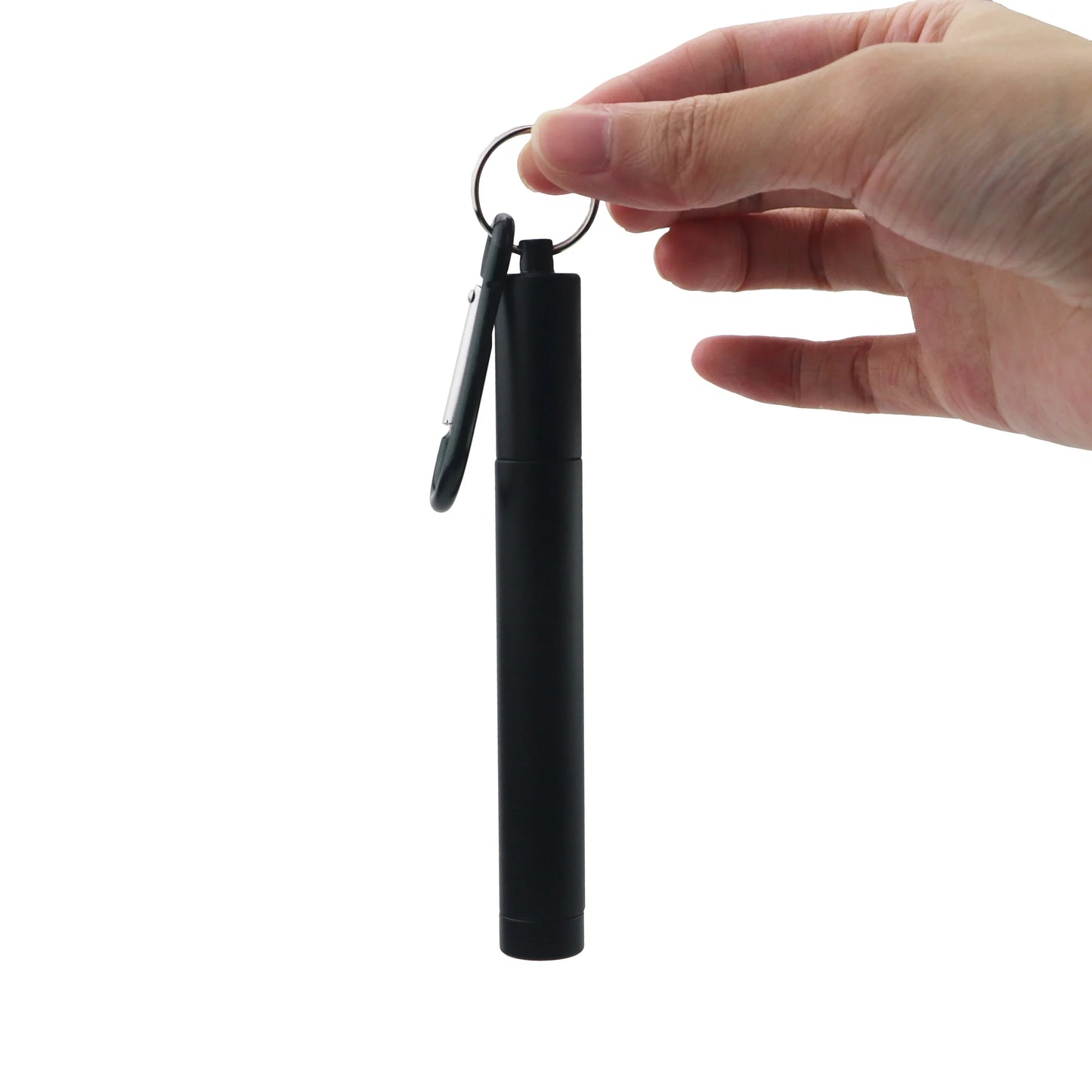 Reusable Telescopic Stainless Steel Straw Set - Collapsible Metal Straw with Cleaning Brush & Carry Case, Portable Drinking Solution