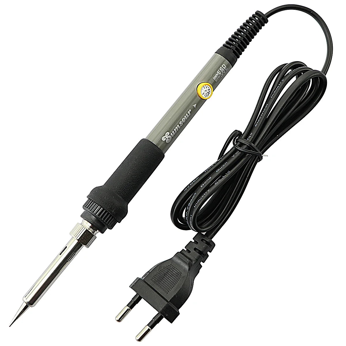 60W/80W Digital Soldering Iron - LCD Adjustable Temperature Welding Repair Tool with Solder Tips