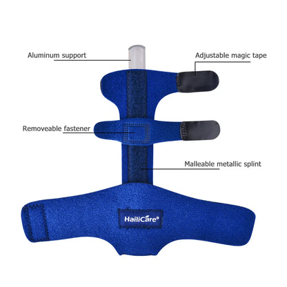 Adjustable Finger Splint Brace — Aluminum Alloy Support for Straightening Broken Fingers, Arthritis & Pain Relief