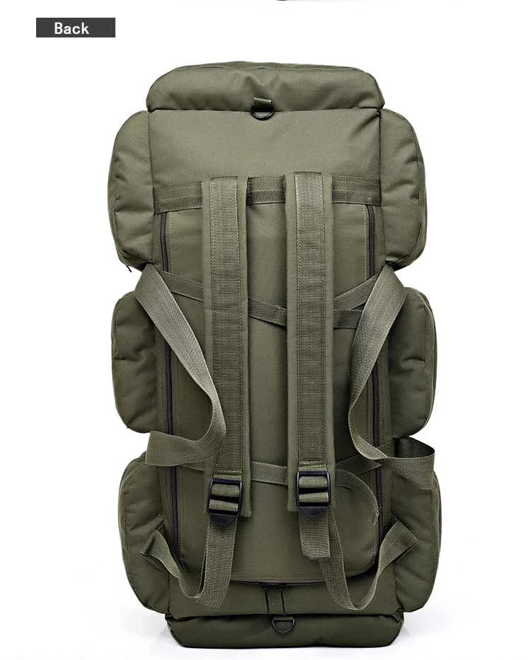 100L Large Travel & Camping Backpack — Men’s Outdoor Hiking, Trekking, Tactical Duffel & Weekend Carry-On Luggage