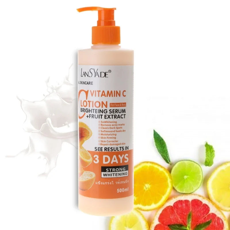 Vitamin C Body Lotion – Moisturizing & Nourishing Body Cream for Skin Repair, Anti-Chapping & Brightening