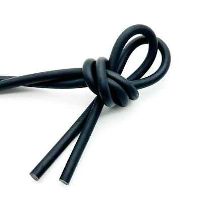 6mm Solid Black Natural Latex Strip - Heat-Resistant, Aging-Resistant & Shock-Absorbing Sealing Strip