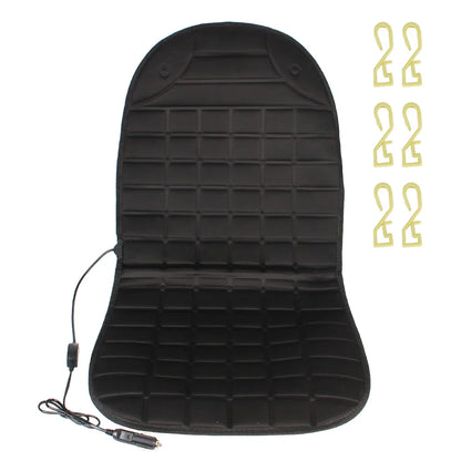 12V Electric Heated Car & Home Seat Cushion — Universal Warm Winter Cushion Cover