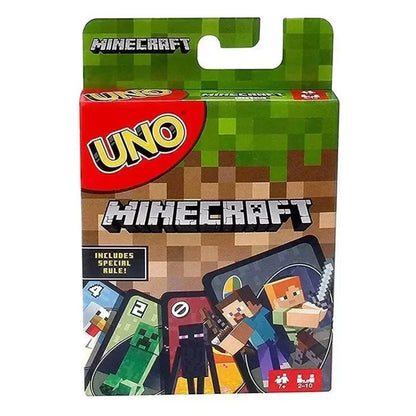 UNO Minecraft Card Game – 54 Styles Solitaire & Multiplayer Puzzle for Parent-Child Fun and Entertainment