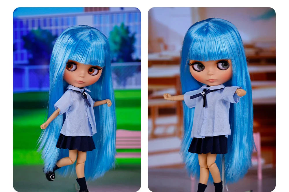 ICY DBS Blyth 1/6 Joint Doll – 30cm Tan Skin Matte Face BJD Girl Doll Toy Gift