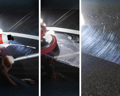 Hydroshine 3-in-1 Ceramic Wax – Remove Swirl Marks, Scratches, Rust & Oxidation, Paint Care & Polishing with Carnauba Protection