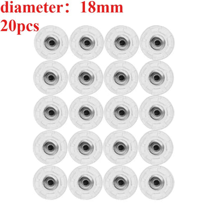 DIY Transparent Plastic Snaps – Invisible Seamless Fasteners, Durable Button Alternatives for Shirts & Dresses