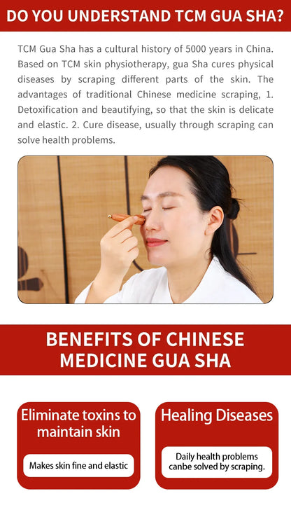 Unlock Radiant Beauty Facial Gua Sha Tool — Professional Brass & Rosewood Eye Relaxation, Spot Treatment & Anti-Aging