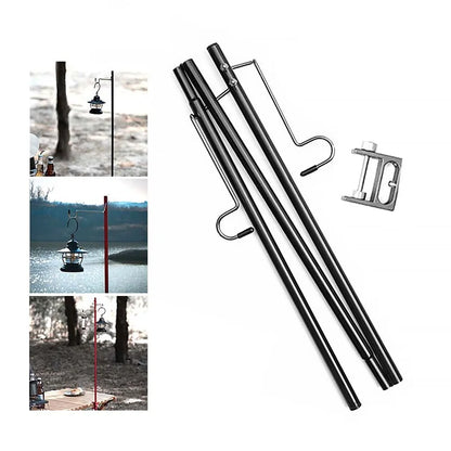 Portable Camping Lantern Stand | Detachable Tabletop Hangers | Light Holder Bracket for Outdoor Lighting | Tourist & Hiking Equipment