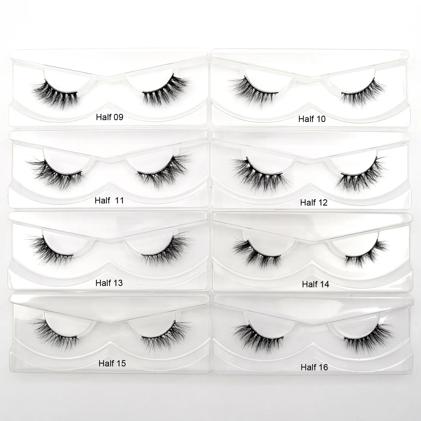 Visofree 3D Mink Eyelashes – 30/40/100 Pairs Handmade Full Strip Lashes with Tray, Cruelty-Free False Lashes for Makeup