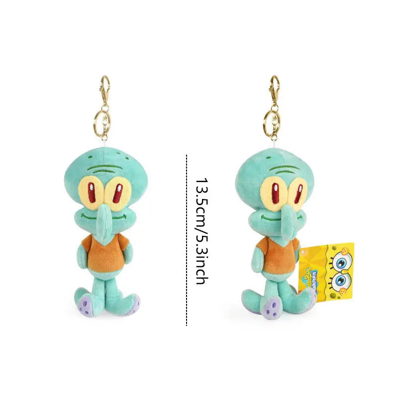 Anime Spongebob SquarePants Plush Toys – Patrick, Squidward, Mr. Krabs & Gary Stuffed Cartoon Toys, Birthday Gift for Kids