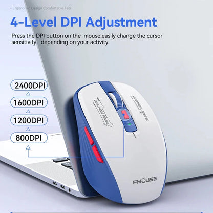Xiaomi M303L Wireless Bluetooth Mouse – 2.4G Dual Mode 1600 DPI Silent Portable Mouse for PC, Tablet, Notebook, Android & iOS