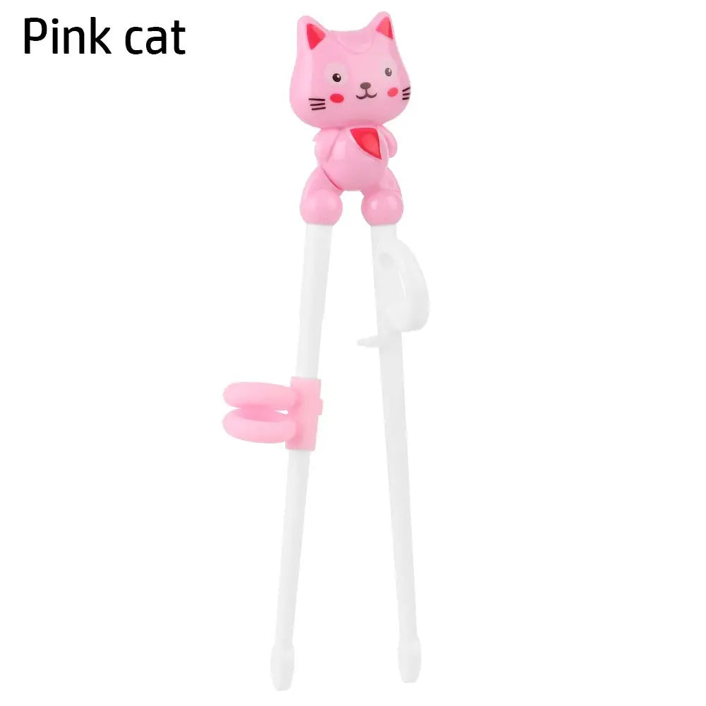 Cartoon Kids Training Chopsticks - Cute Plastic Learning Chopsticks for Correct Eating Practice