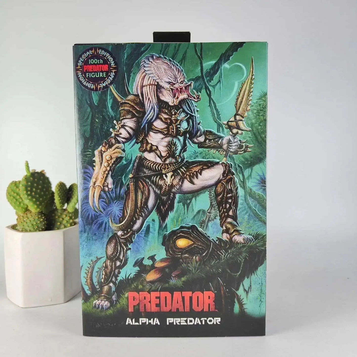 NECA Shaman Ahab Ultimate Scout Warrior Action Figure – Lost Battle Feral Jungle Hunter Predator Collector Toy