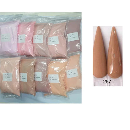 50g/100g Bulk Nude Acrylic Powder - 4-in-1 Solid Crystal Colors for Nail Extension, Dipping & Engraving, Acrylic Monomer
