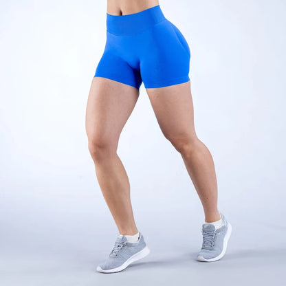 Women’s Gym Impact Running Shorts — Seamless Scrunch Butt Biker & Yoga Athletic Leggings