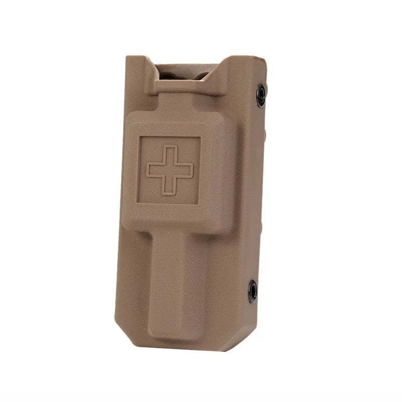 Outdoor EMT Tourniquet Storage Pouch - Nylon Medical Gear Holder for Molle Survival Kits