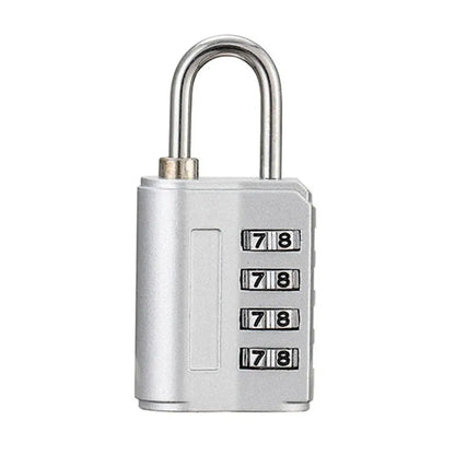 New Concept 4-Digit Combination Lock – Anti-Theft Zinc Alloy Padlock for Travel Luggage & Suitcases