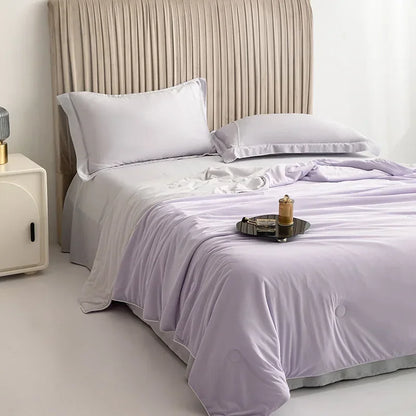 High-Quality Cooling Blanket – Smooth Air-Conditioning Comforter, Lightweight Summer Quilt with Double-Sided Cooling Fabric