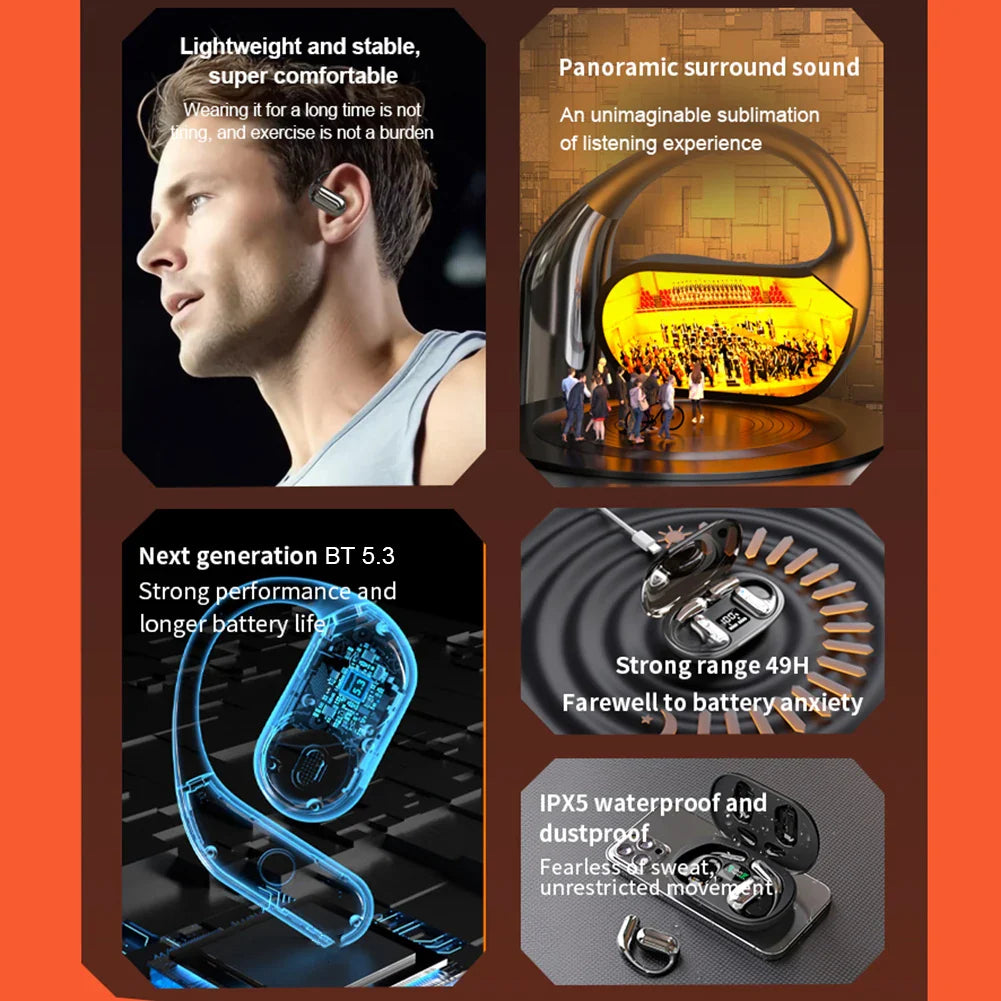Wireless BT Translation Earbuds — Real-Time 144-Language Translator, 3-in-1 for Travel, Business & Learning