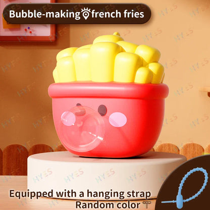 HYES Cartoon Food Pop Bubble Toy – Stress Relief Squeeze Toy for Kids & Adults