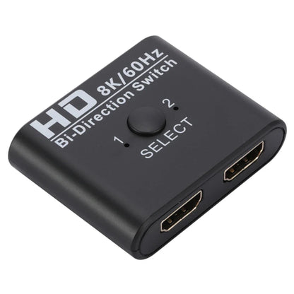4K HDMI Bi-Directional Switch – 2 Port 8K 60Hz HDMI Splitter for Laptop, PC, Xbox, PS3/4/5, TV Box to Monitor Adapter