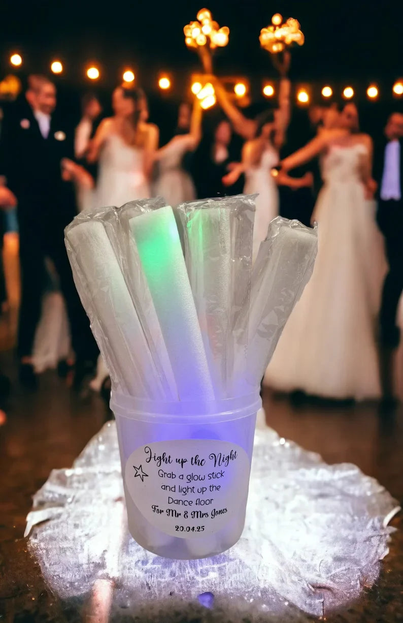 400-30PCS LED Foam Glow Sticks – 3 Modes Party Supplies for Weddings, Birthdays, Concerts, Halloween & Christmas