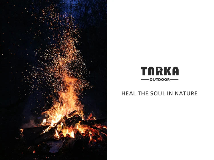 TARKA Foldable Camping Table – Portable Aluminum Alloy BBQ & Picnic Table for Yard, Balcony & Garden Use