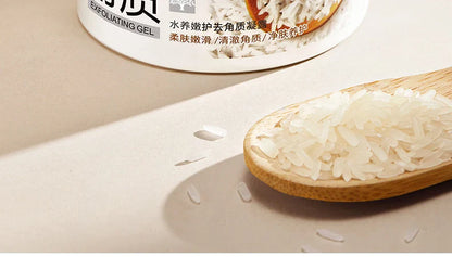 BIOAQUA White Rice Exfoliating Gel – Moisturizing & Nourishing Facial Scrub for Smooth Skin Skincare