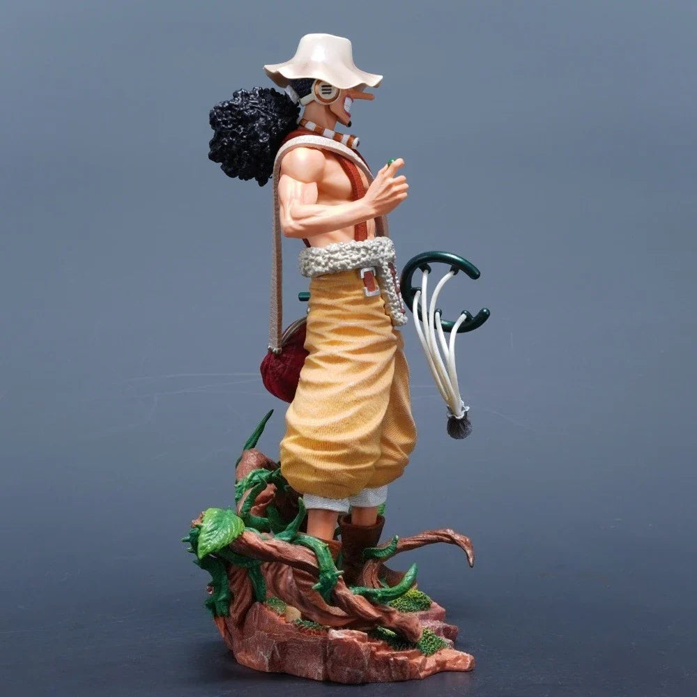 25cm One Piece Anime Figure — Usopp PVC Action Statue, Desktop Ornament Collectible Model Toy, Gift for Fans