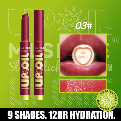 MLSMILE Multi-Color Silky Click Hydrating Lip Gloss – High-Shine, Long-Lasting Radiant Lip Care