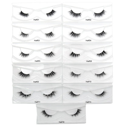 Visofree 3D Mink Eyelashes – 30/40/100 Pairs Handmade Full Strip Lashes with Tray, Cruelty-Free False Lashes for Makeup