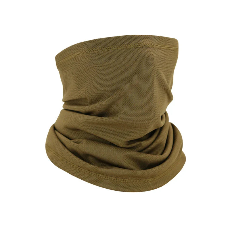 Men’s Windproof Neck Gaiter & Elastic Tube Scarf — Ear Cover, Half Face Sun Shield Headband Bandana