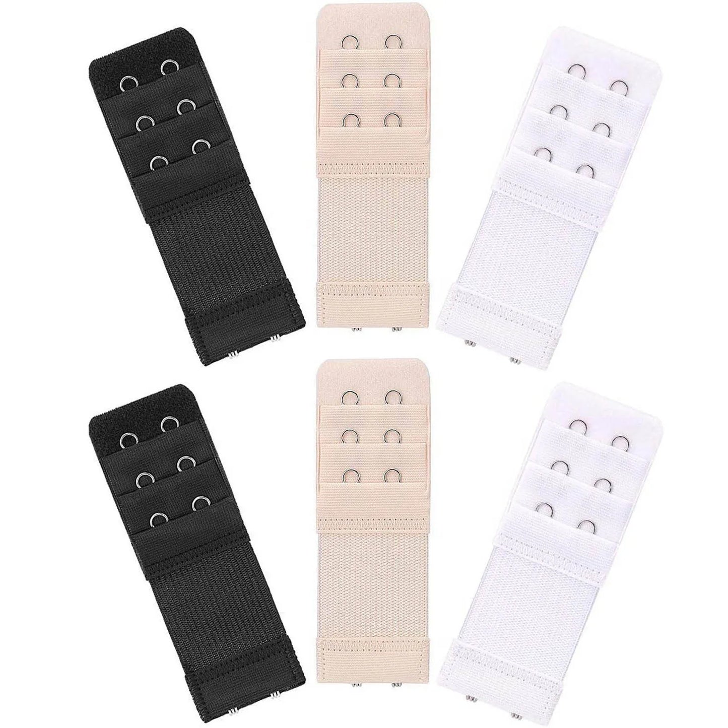 6PCS Women’s Bra Extender Strap Set – Adjustable Hook Extension for Bras, Underwear & Intimates Accessories